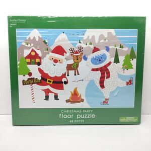 Brother Sister Design Studio Christmas Party 48 Piece Floor Puzzle 36" x 24" NEW